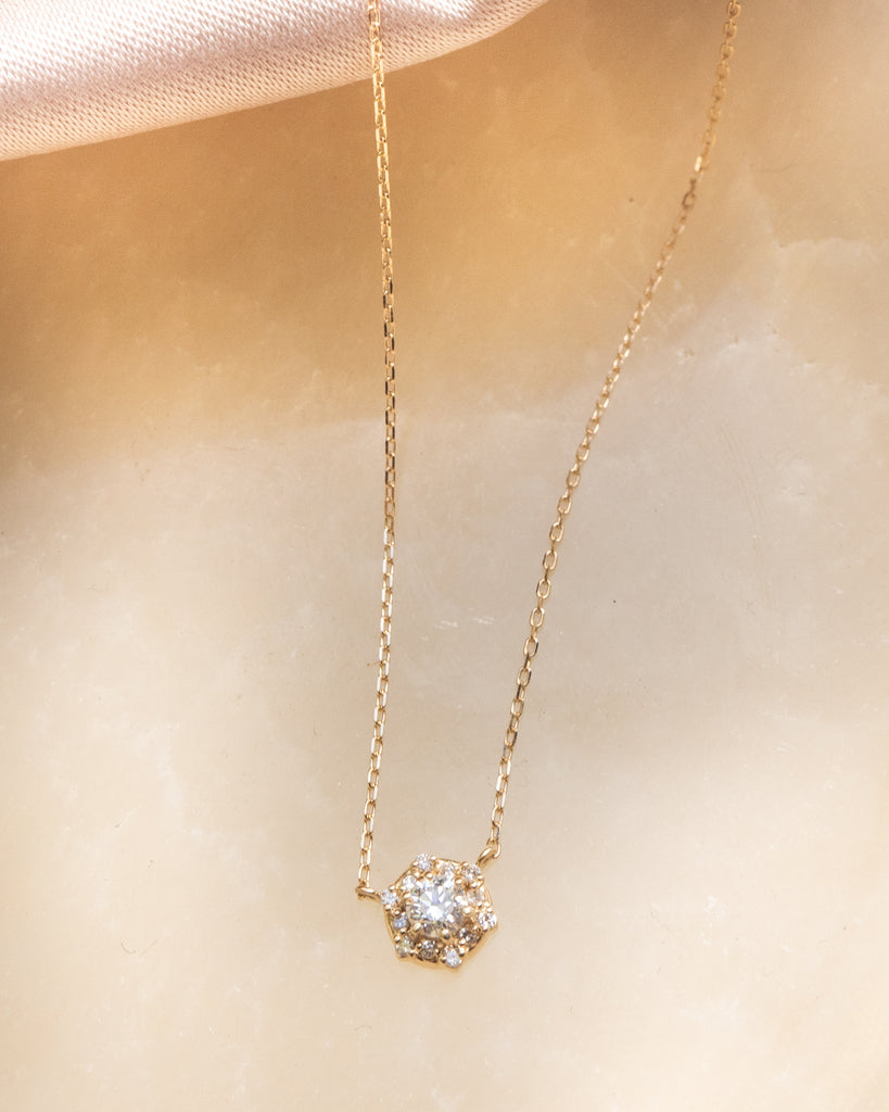 The Claudia Diamond Charm Necklace