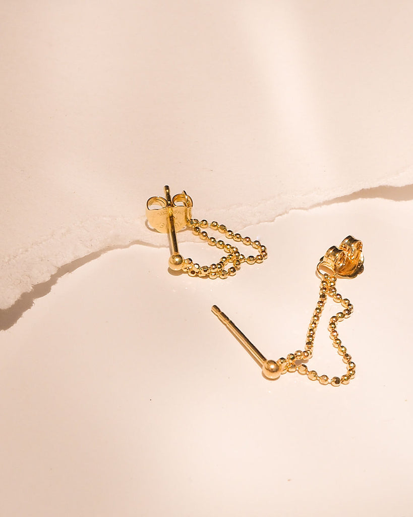The Double Ball Chain Studs