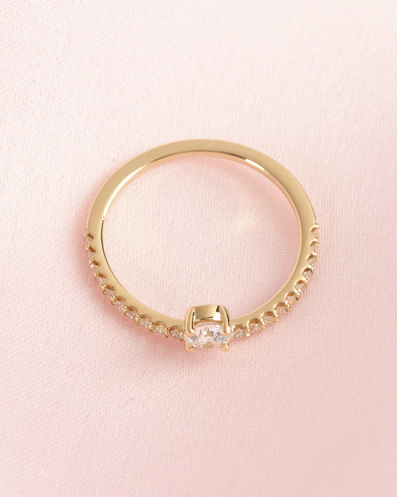 The Pavè Diamond Orb Ring