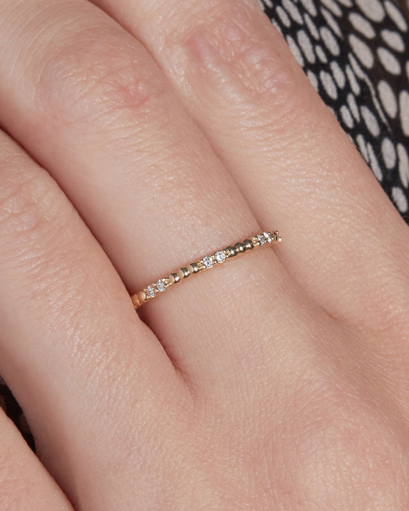 The Beaded Diamond Stud Band