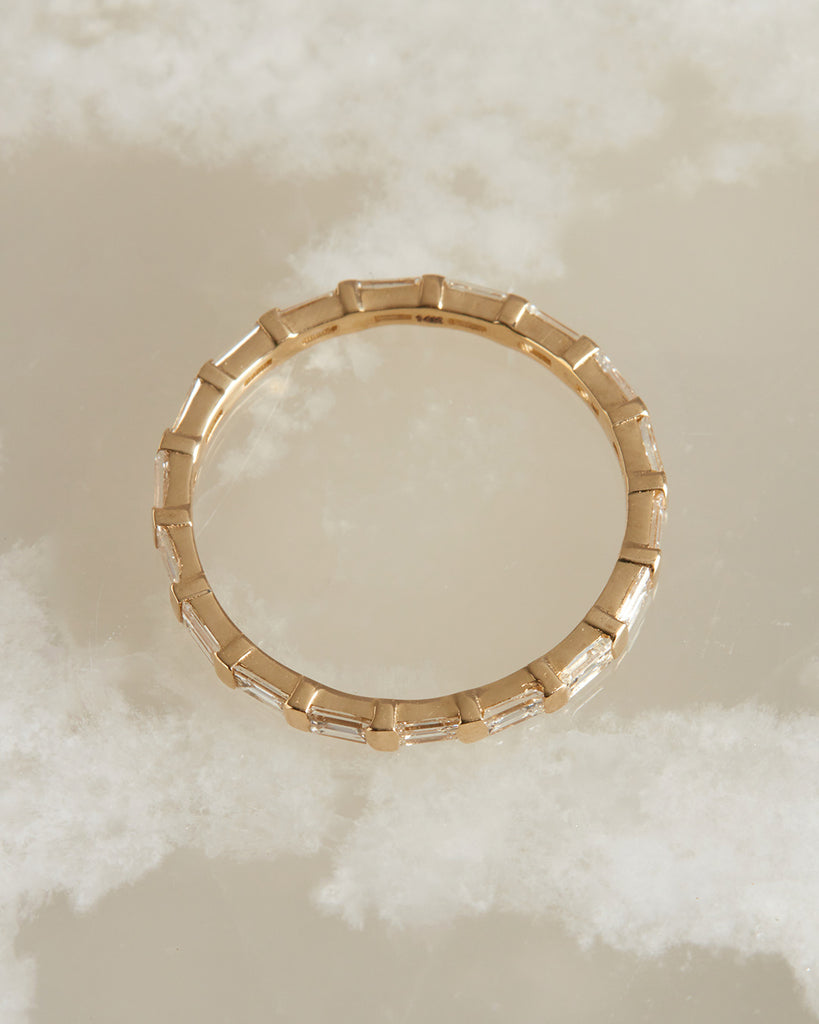The Petite Baguette Eternity Band
