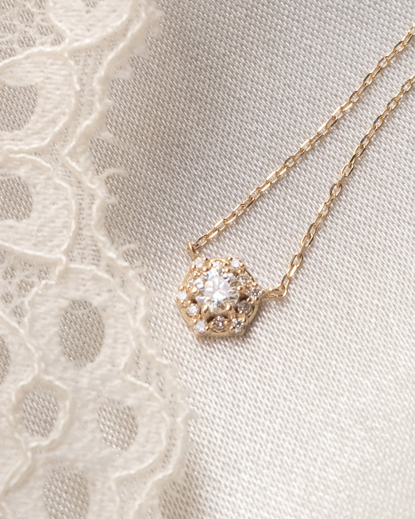 The Claudia Diamond Charm Necklace