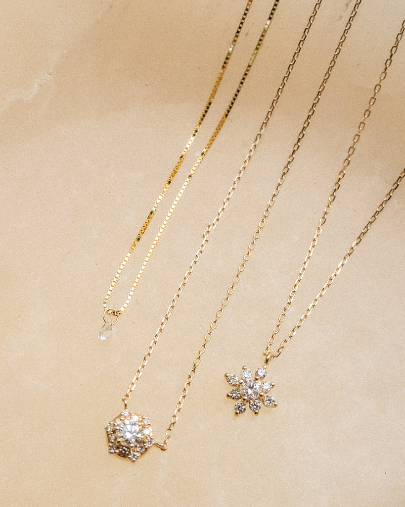 The Claudia Diamond Charm Necklace