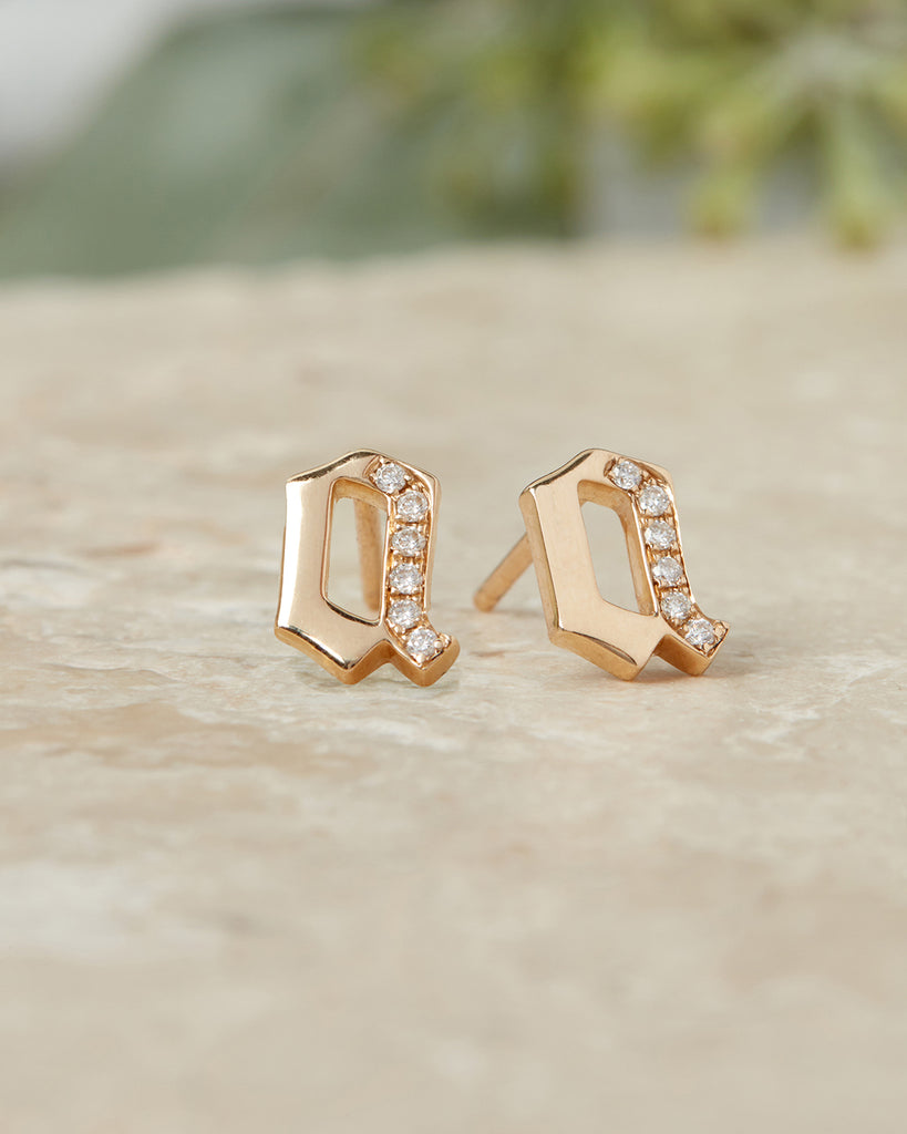 Terra Nova Gold and Diamond Earrings | ALMASIKA