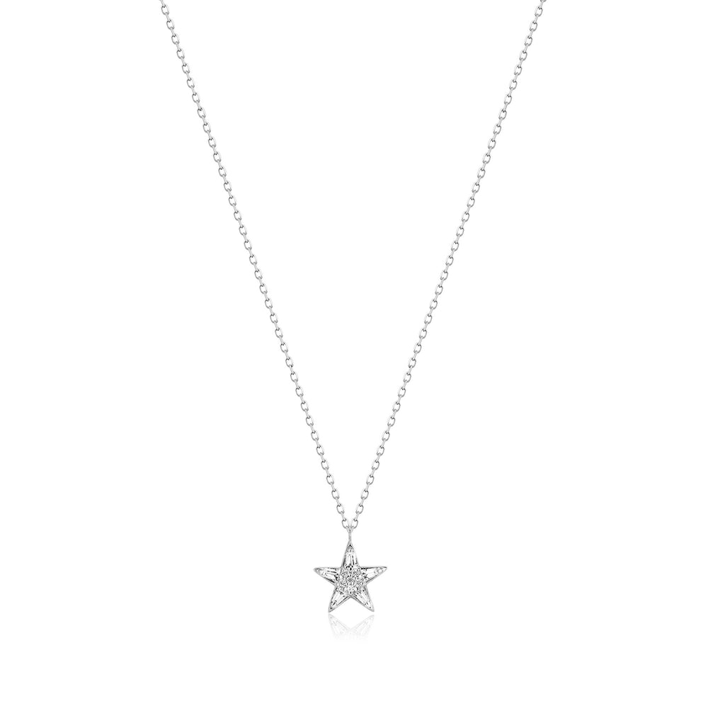 The Pave Star Charm Necklace