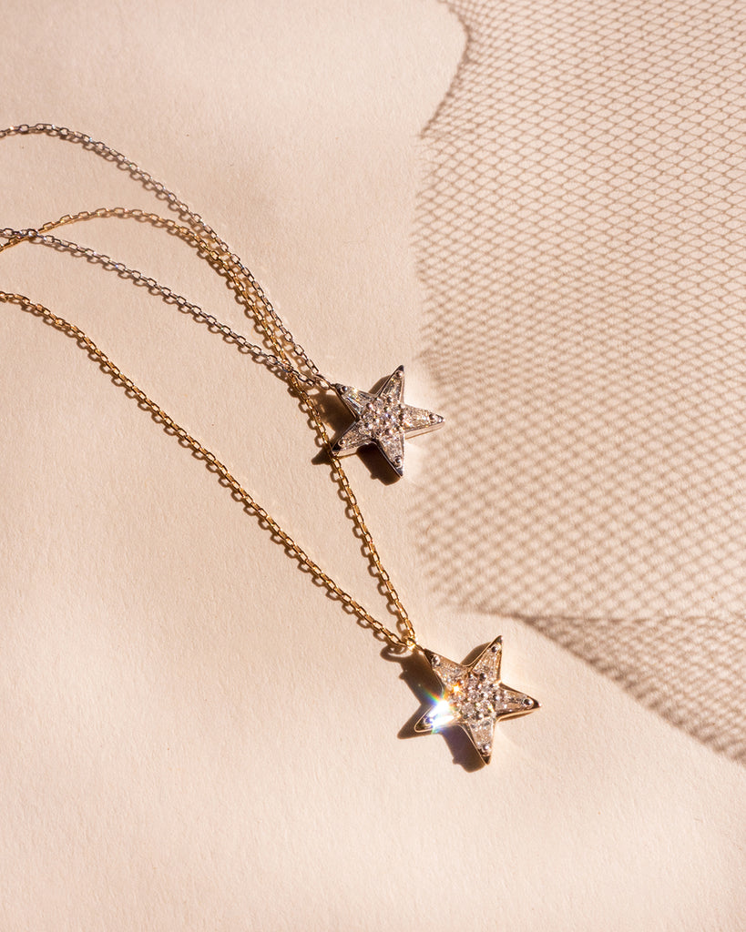 The Pave Star Charm Necklace – Après Jewelry