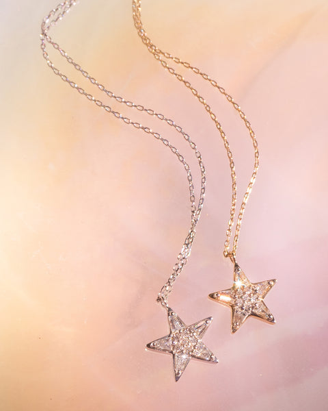 The Pave Star Charm Necklace